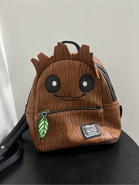 Marvel Handbags - Loungfly Marvel Groot Brown Mini Backpack